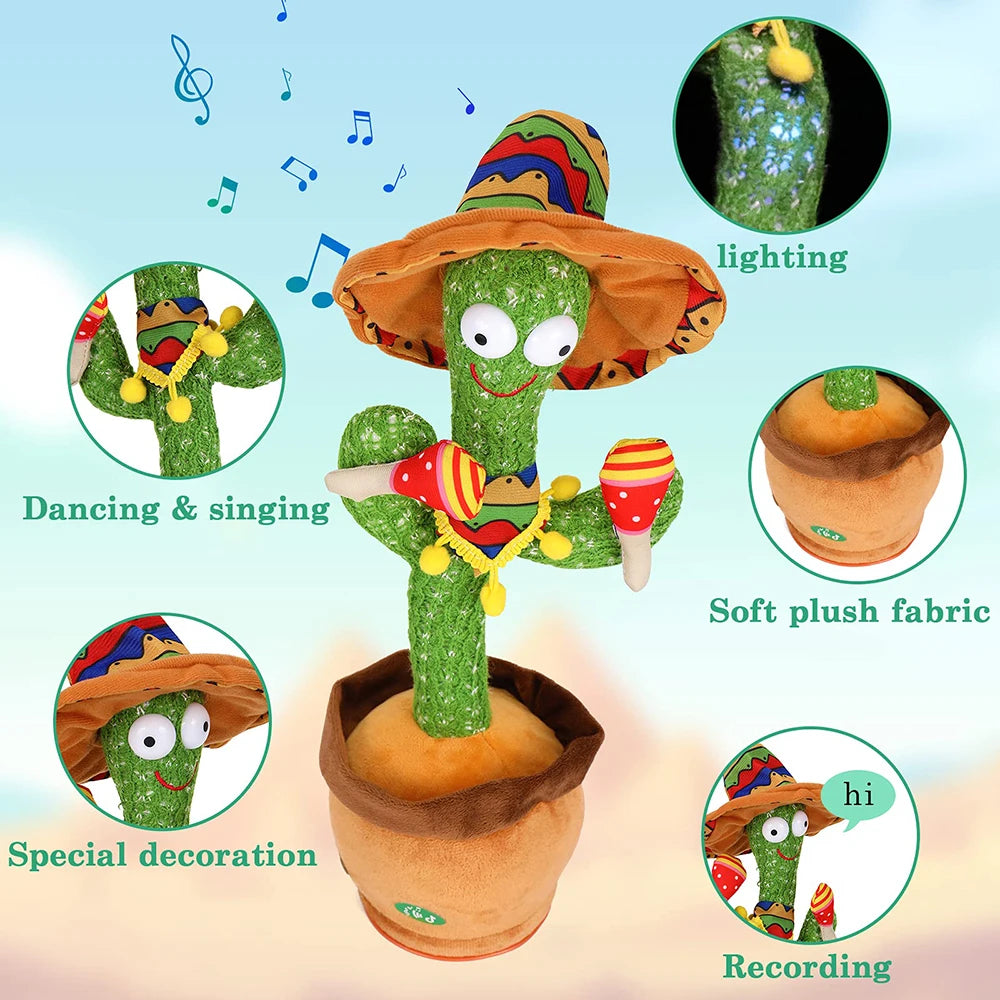 Dancing TalkBack Cactus Toy for Kids ATHLEXES