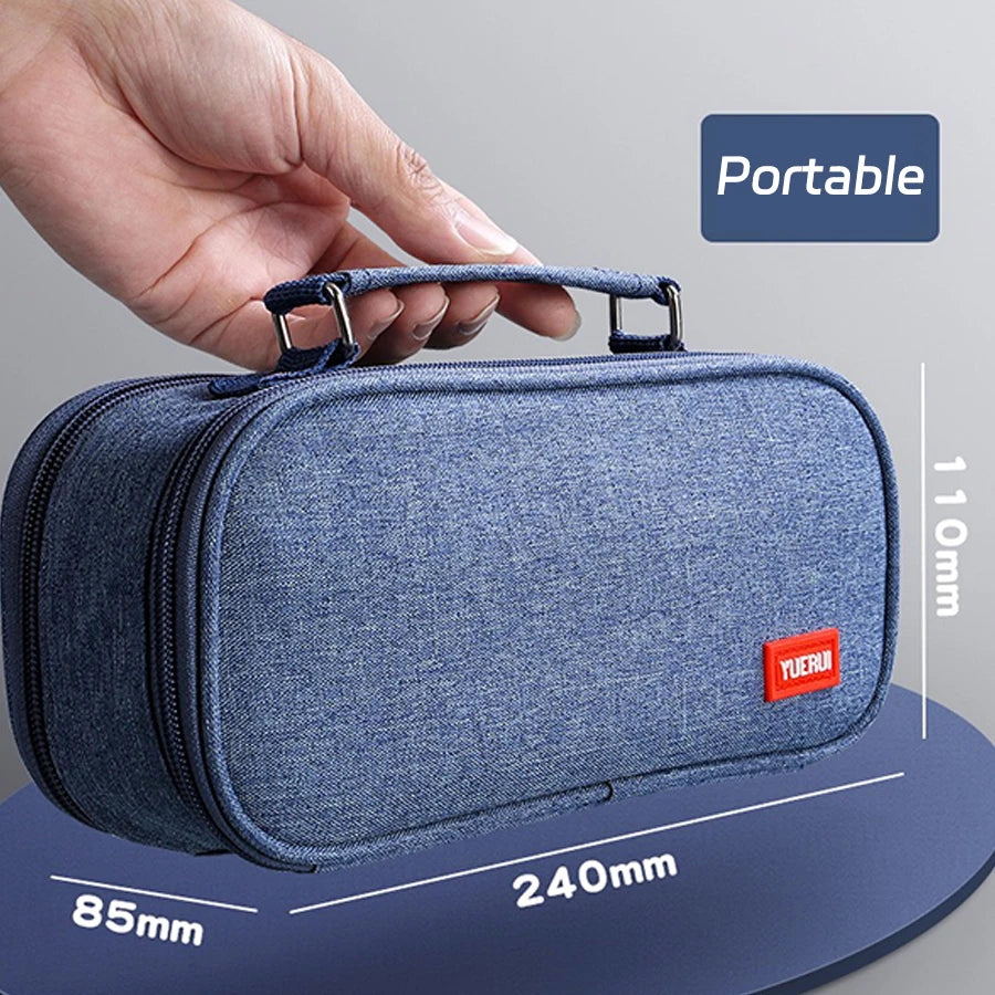 ElitePro Portable Pencil Case with Multi Compartments ATHLEXES