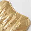 Goddess Glam Metallic Corset Top ATHLEXES