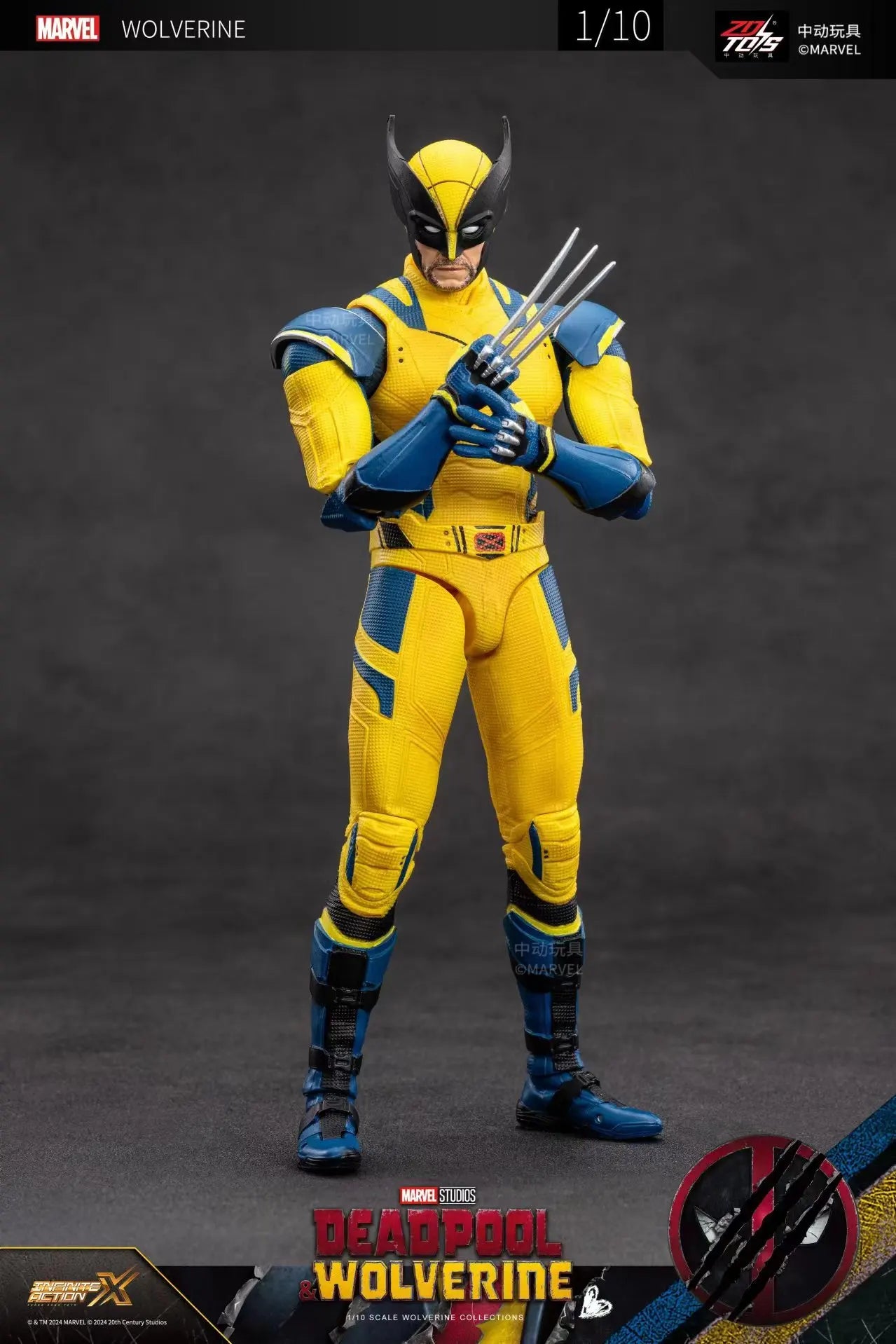 ZD Toys Deadpool & Wolverine Action Figures ATHLEXES