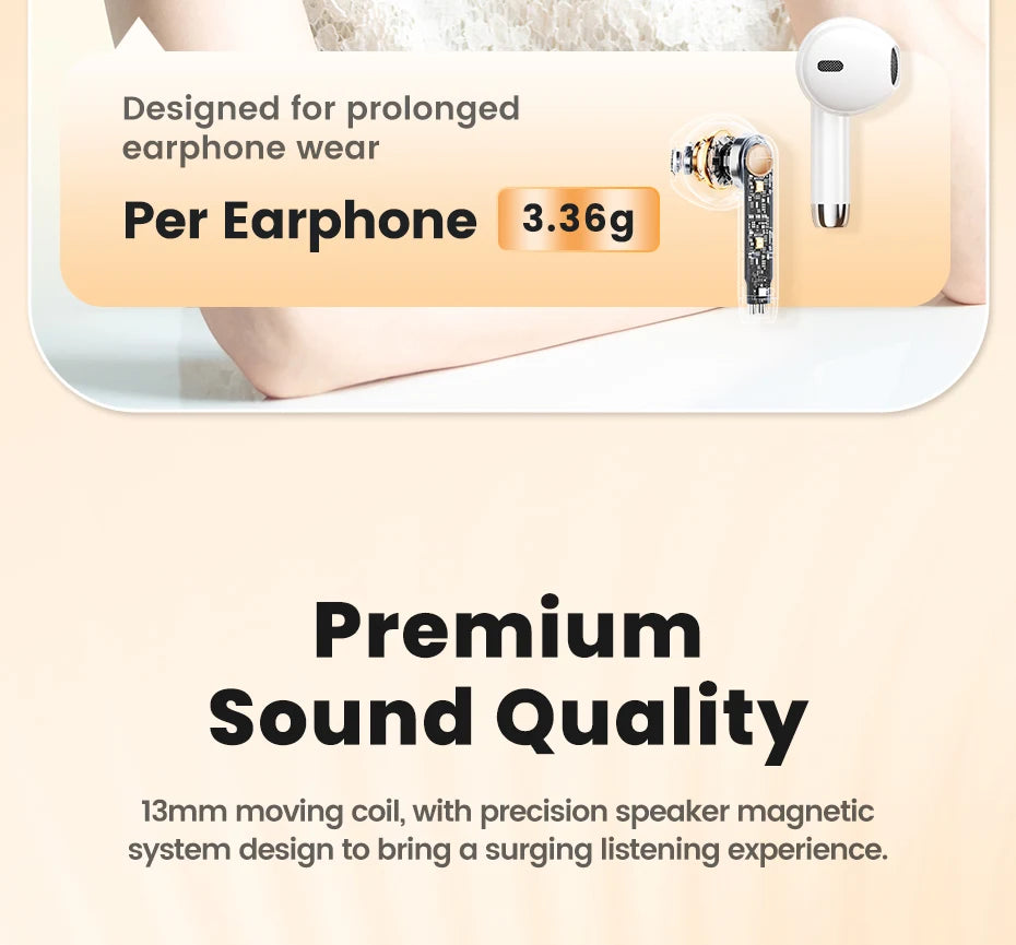 Toocki TWS Bluetooth 5.3 Sports Earphones ATHLEXES