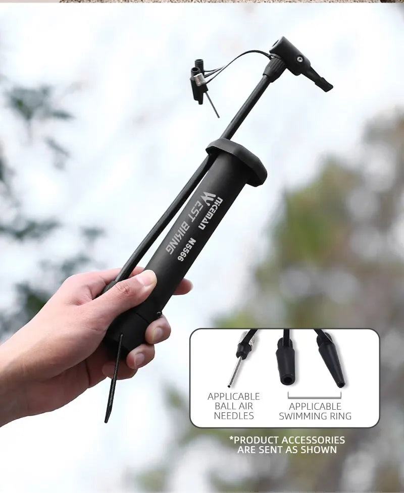 West Biking 80 PSI Manual Bicycle Pump Inflator ATHLEXES