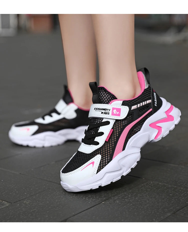 BreezeStep Kids Breathable Mesh Sneakers ATHLEXES