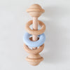 EcoBaby Wooden Rattles and Silicone Teether Set for Infants ATHLEXES
