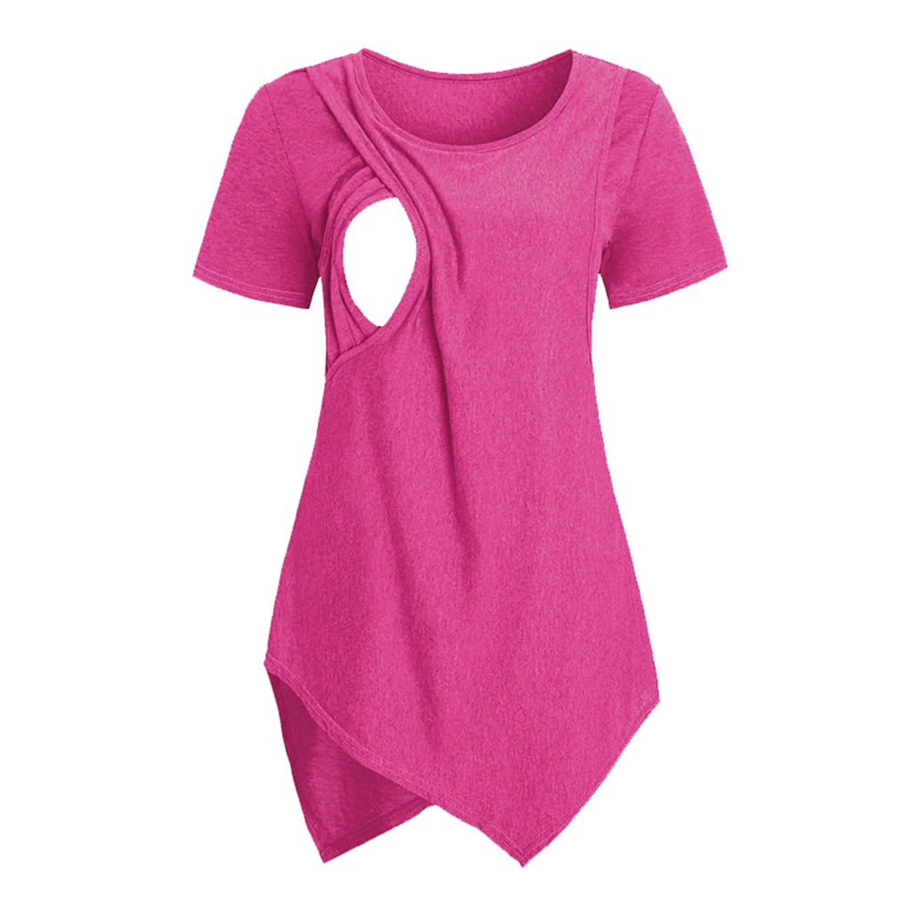 NurtureSoft Summer Nursing Blouse for Moms ATHLEXES