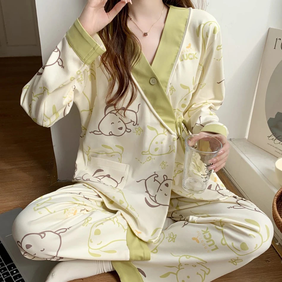 Elegant Maternity Nursing Pajama Set ATHLEXES