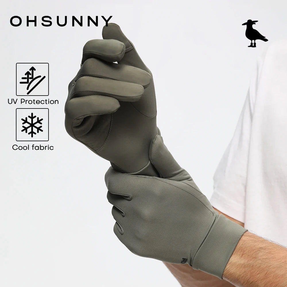 SunnyGuard UV Protection Fingerless Gloves ATHLEXES