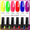 NailArt Pro 6pc UV Gel Polish Kit for Manicure ATHLEXES