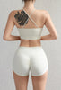 SculptFit Cross Back Yoga Sports Bra ATHLEXES