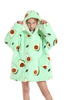 CozyNest Oversized Flannel Hoodie Blanket ATHLEXES