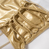 Goddess Glam Metallic Corset Top ATHLEXES
