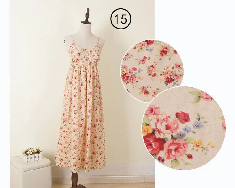 Floral Summer Maxi Halter Dress ATHLEXES