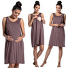 Elegant Maternity Nursing Gown for Comfortable Care ATHLEXES