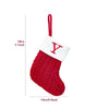 Festive Knitted Christmas Letter Stockings 2024 ATHLEXES