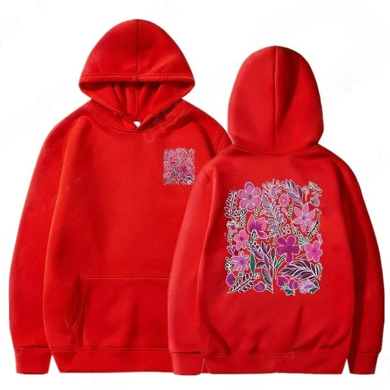 Wildflower Bloom Floral Hoodie for Women ATHLEXES