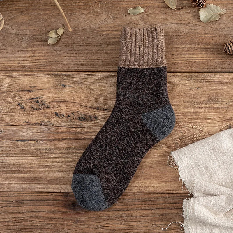 CozyWool Men's Winter Crew Socks Set ATHLEXES