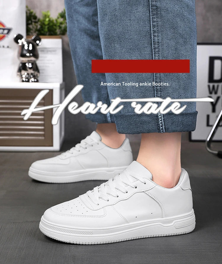 Cozok Breathable White Casual Sneakers for Men ATHLEXES