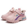 Chic Pink Girls Leather Sport Sneakers ATHLEXES