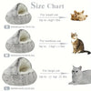 PurrNest Plush Cat Bed: Cozy 2-in-1 Winter Retreat ATHLEXES