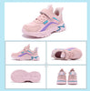 Chic Pink Girls Leather Sport Sneakers ATHLEXES