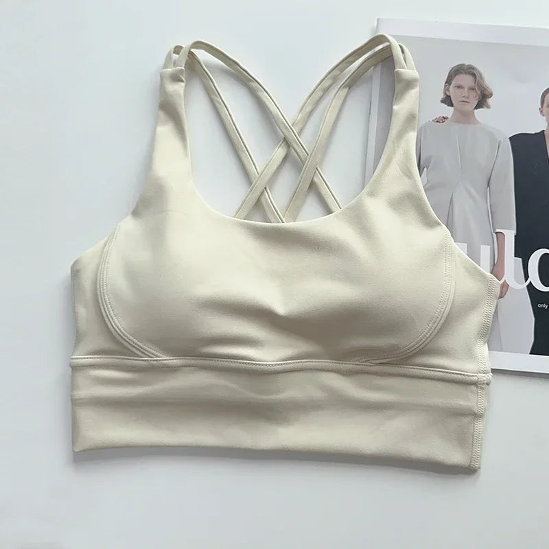 ActiveFit Cross Back Yoga Sports Bra ATHLEXES