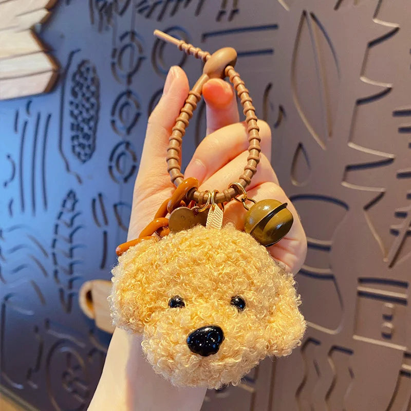 Plush Poodle Dog Keychain Charm for All ATHLEXES