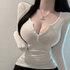 Korean Slim Fit Sexy T-Shirt for Women 2025 ATHLEXES