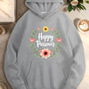 Floral Wreath Casual Hoodie for Women ATHLEXES