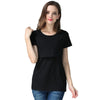 NurtureNest Stylish Nursing T-Shirt for Moms ATHLEXES