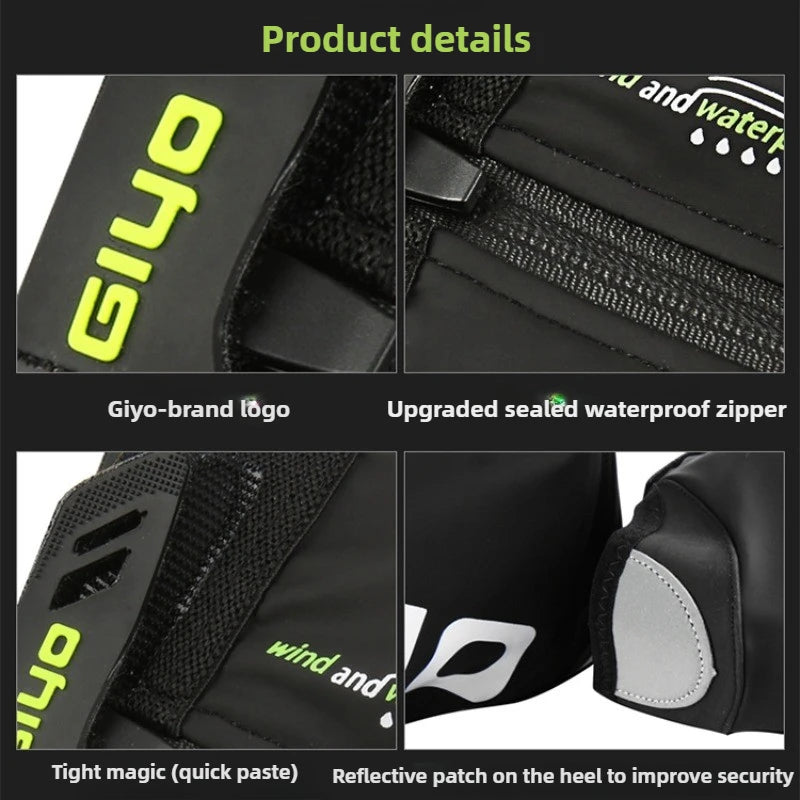 FleeceGuard Waterproof Cycling Overshoes for All-Weather Protection ATHLEXES