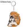 Heartfelt Dog Angel Pendant Keychain ATHLEXES