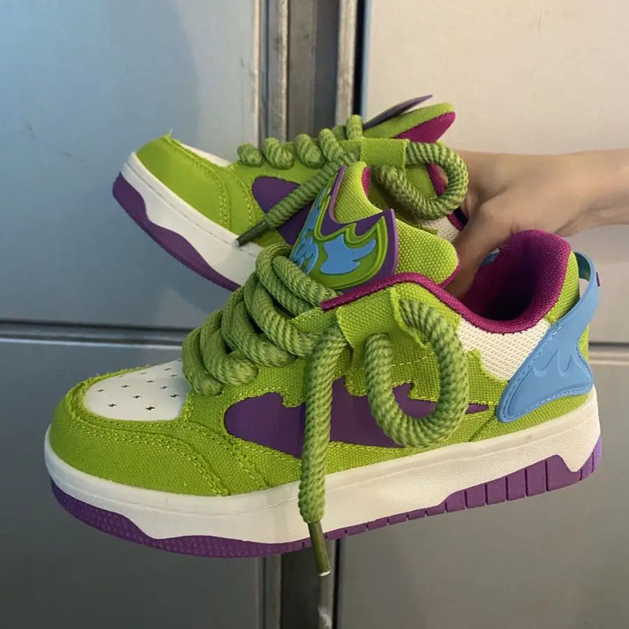 Retro Chic Contrast Sneakers for Women and Men ATHLEXES