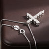 Moissanite Luxe Cross Pendant Necklace ATHLEXES