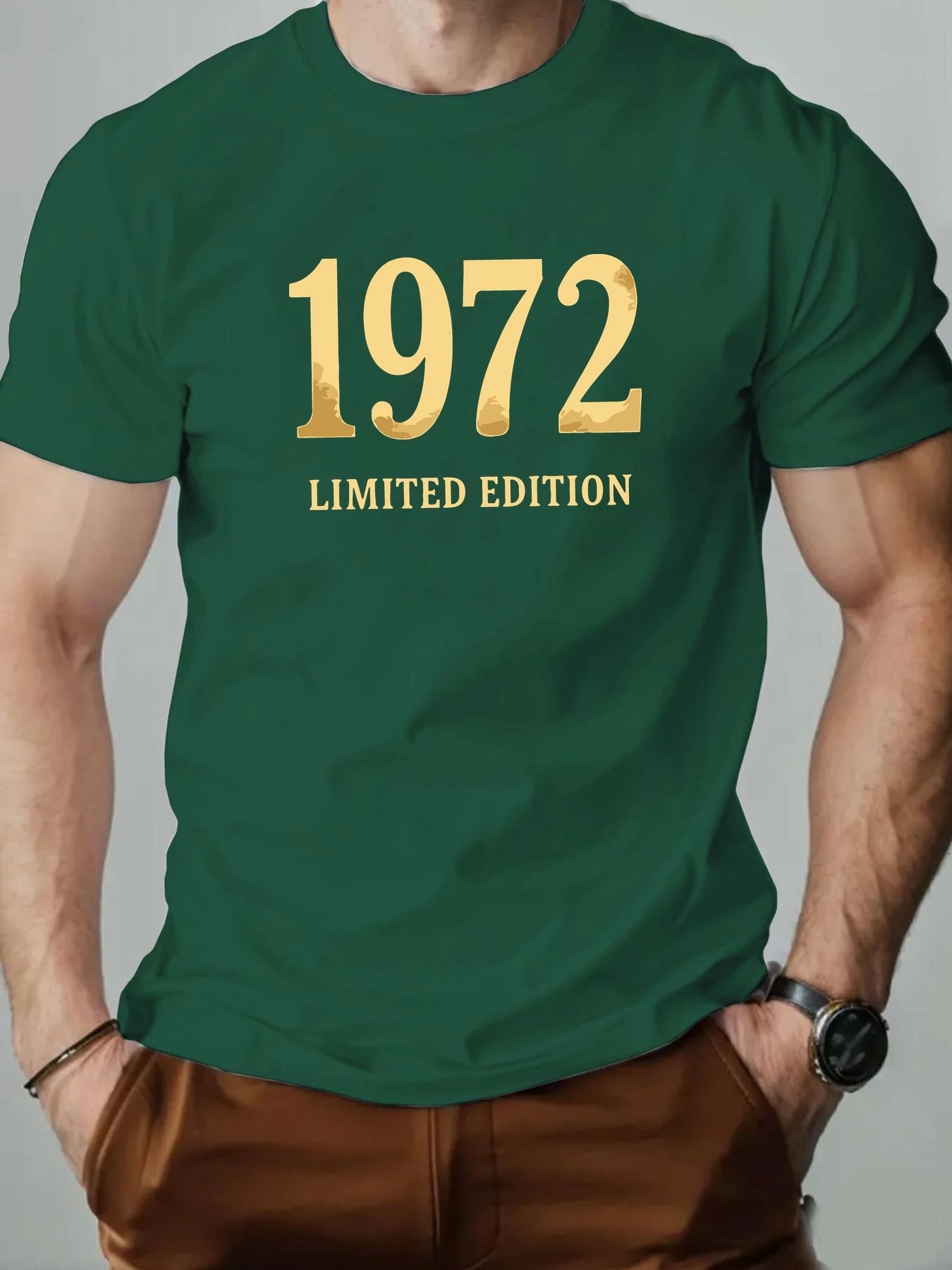 Classic 1972 Cotton Summer T-Shirt for Men ATHLEXES