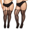 Luxe Lace Plus Size Stay-Up Thigh High Socks ATHLEXES