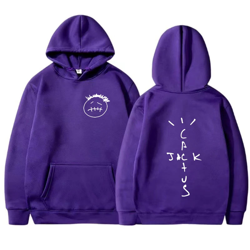 Cactus Jack Hip Hop Oversized Unisex Hoodie ATHLEXES