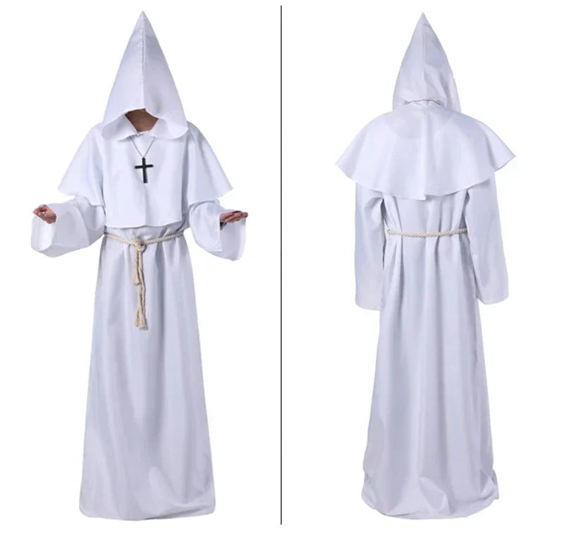 Mystic Monk Hooded Robe Costume for Halloween ATHLEXES
