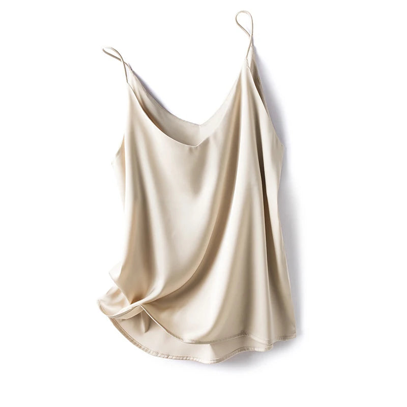 Chic Summer V-Neck Chiffon Tank Top ATHLEXES