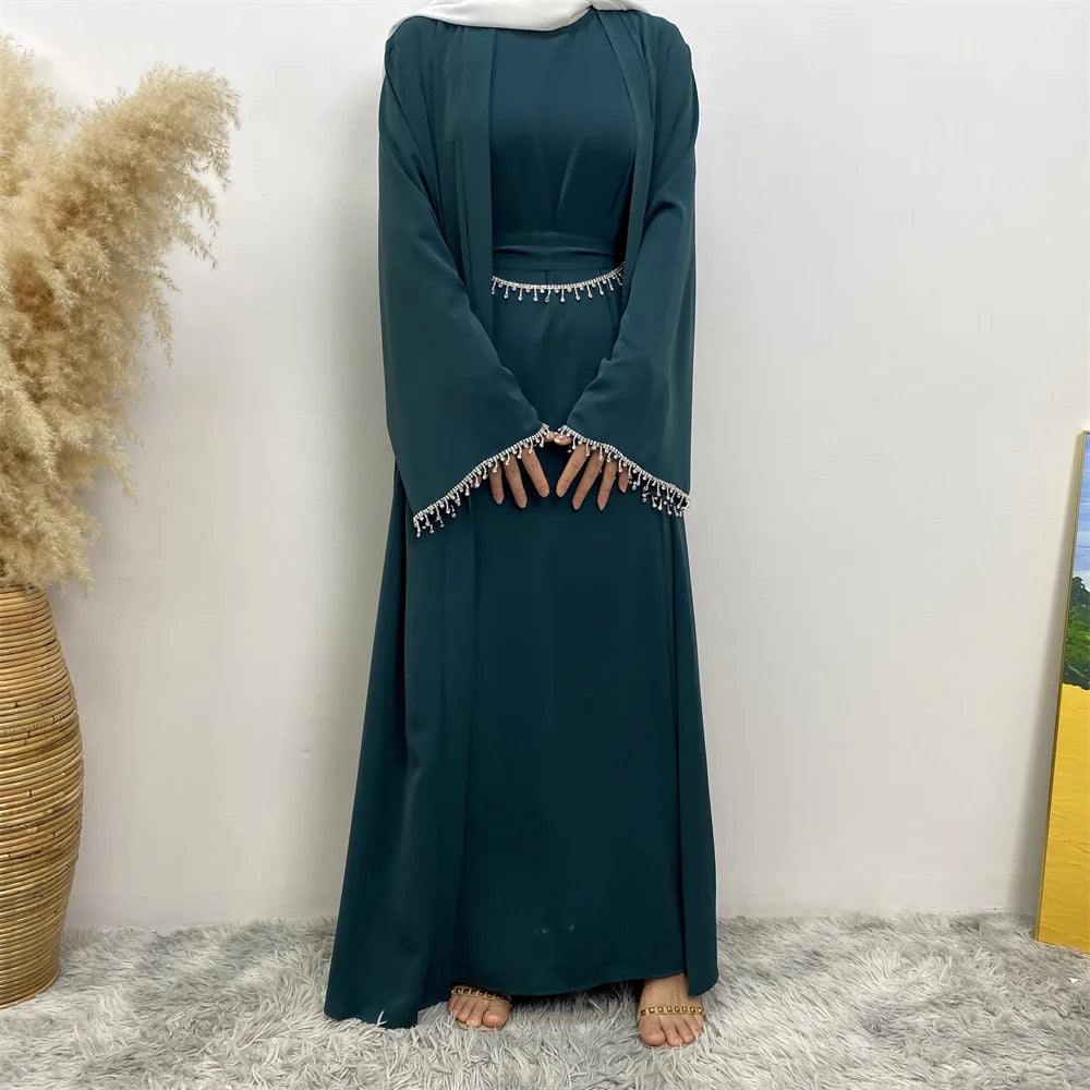 New Fashion Muslim Women Two-Piece Dress Set ATHLEXES