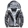 Men's Camouflage Fleece Zip Jacket for Winter Wear ATHLEXES