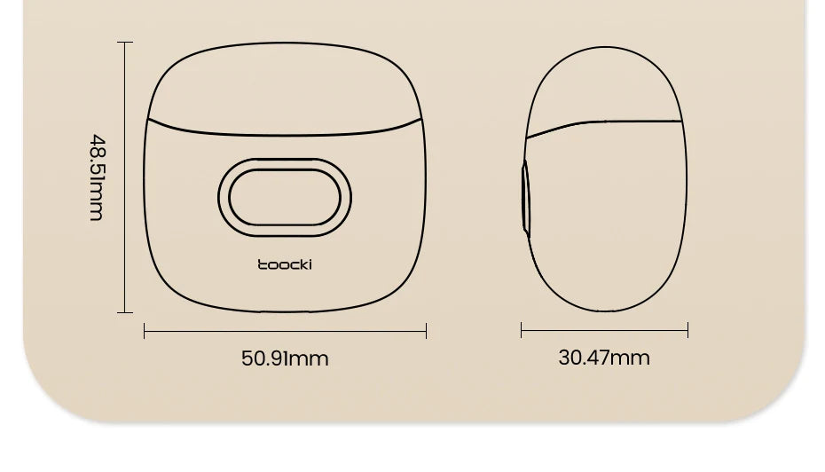 Toocki TWS Bluetooth 5.3 Sports Earphones ATHLEXES