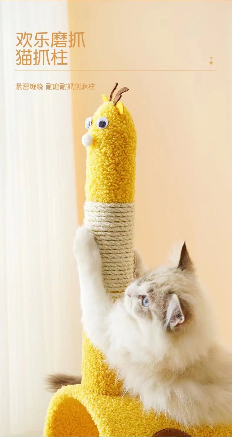 Cute Tree Tower Cat Scratcher ATHLEXES