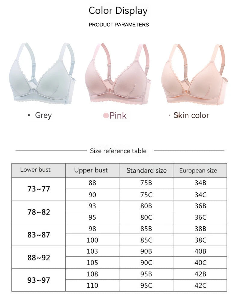 Soft Cotton Maternity Nursing Bra for Comfort ATHLEXES