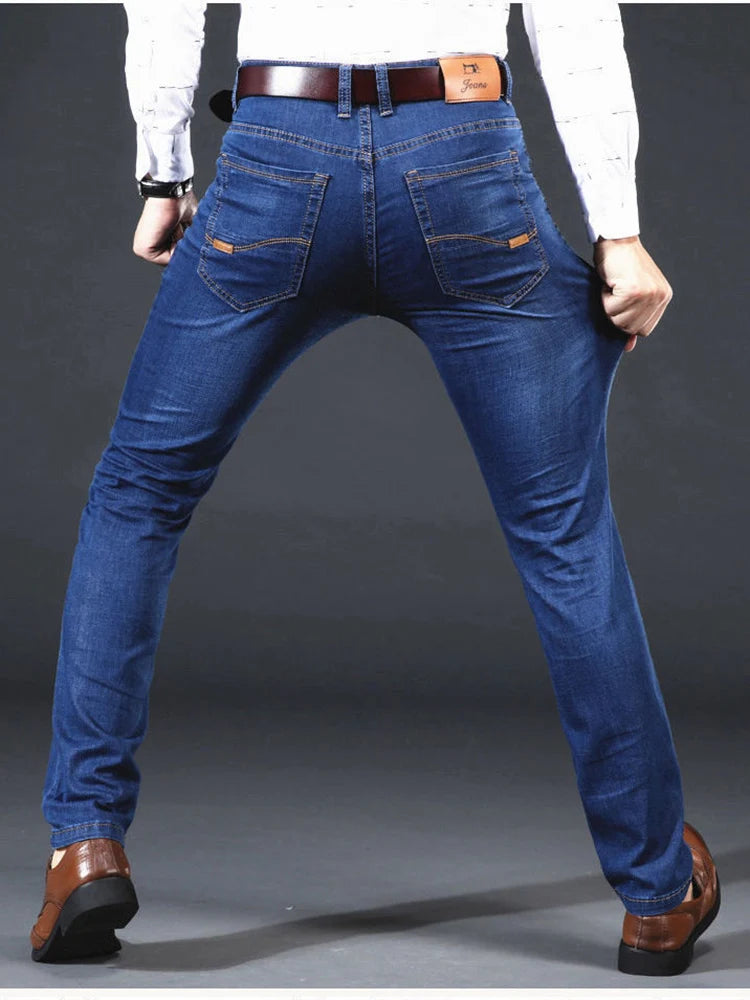 Luxury Stretch Slim Fit Denim Pants for Men ATHLEXES