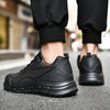 YRZL Black Waterproof Running Shoes for All-Weather Comfort ATHLEXES