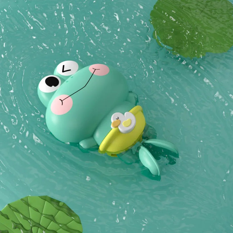 Clockwork Floating Frog Bath Toys ATHLEXES