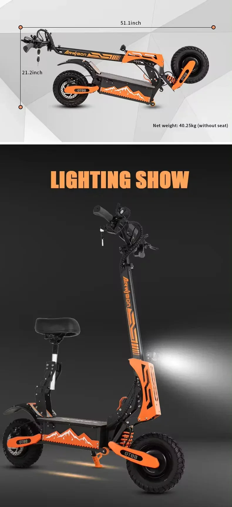 DT08 2024 Elite 5600W Dual Motor Electric Scooter ATHLEXES