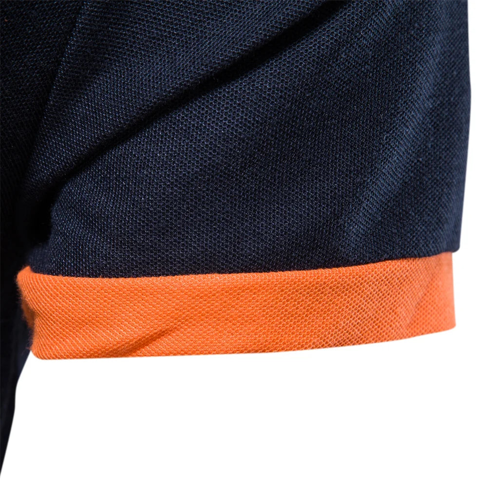 AIOPESON Men's Cotton Slim Fit Polo Shirts Summer Style ATHLEXES