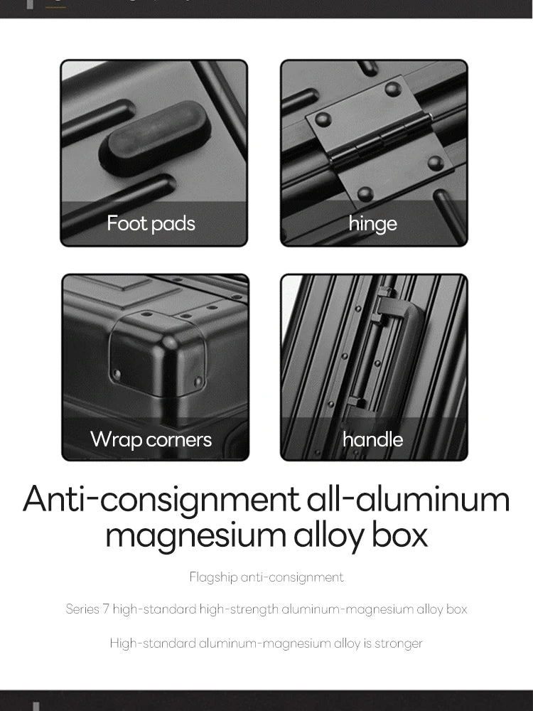 AluTravel Premium Rolling Luggage Set ATHLEXES