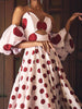 Chic Polka Dot Halter A Line Dress for Women ATHLEXES